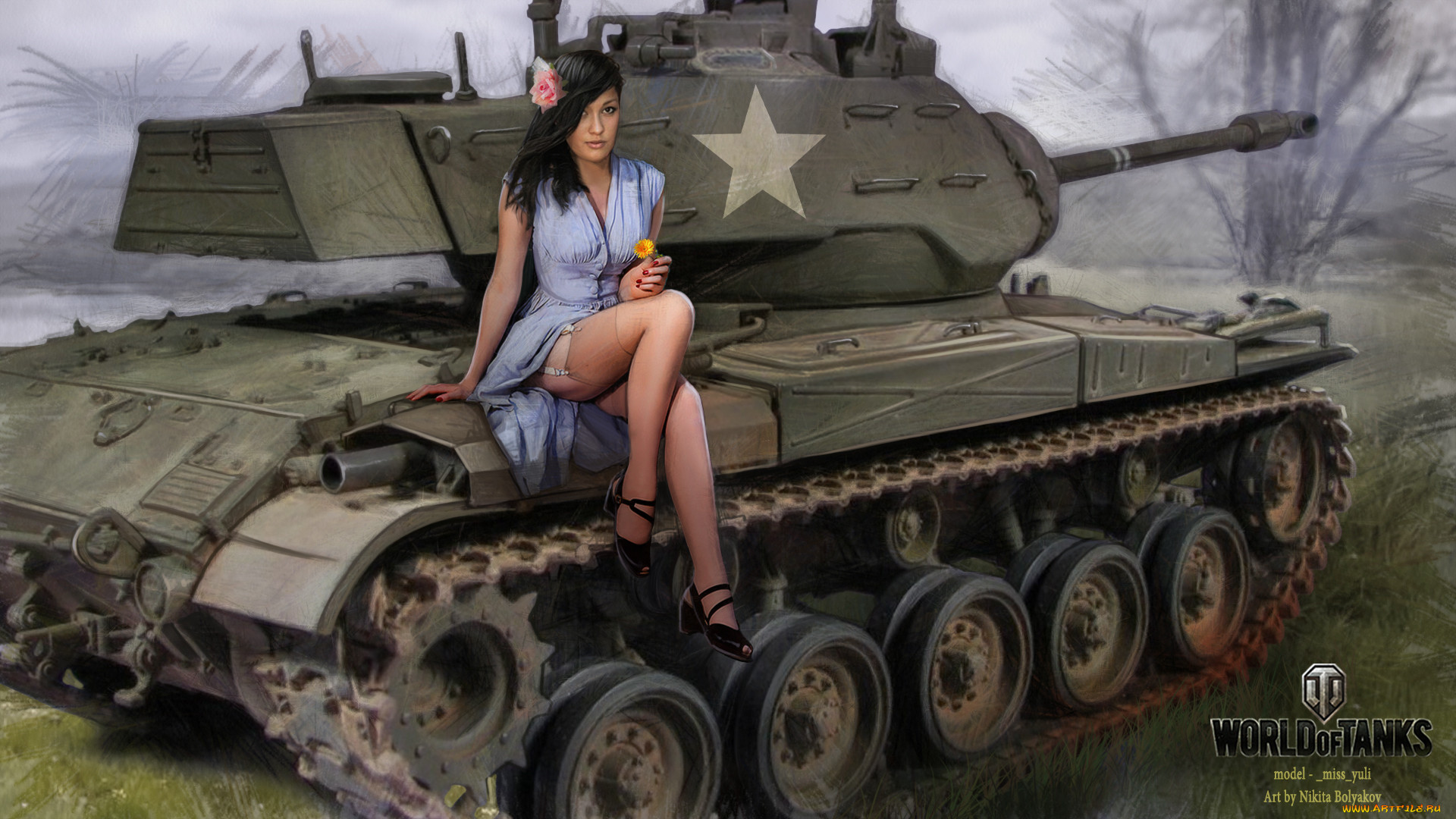 Ворлд оф танк т34 девушки